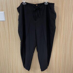 Bahama Beach Black Capris size 2X